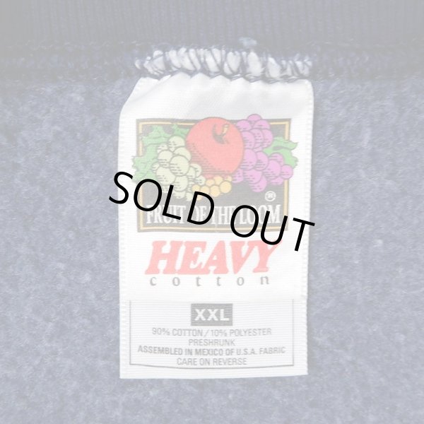 画像3: 90-00's Fruit of the Loom カレッジロゴ プリントスウェット (3)