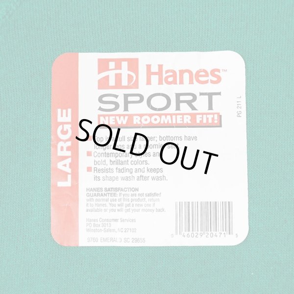 画像3: 90's Hanes ブランクスウェット "GREEN / MADE IN USA / DEADSTOCK" (3)