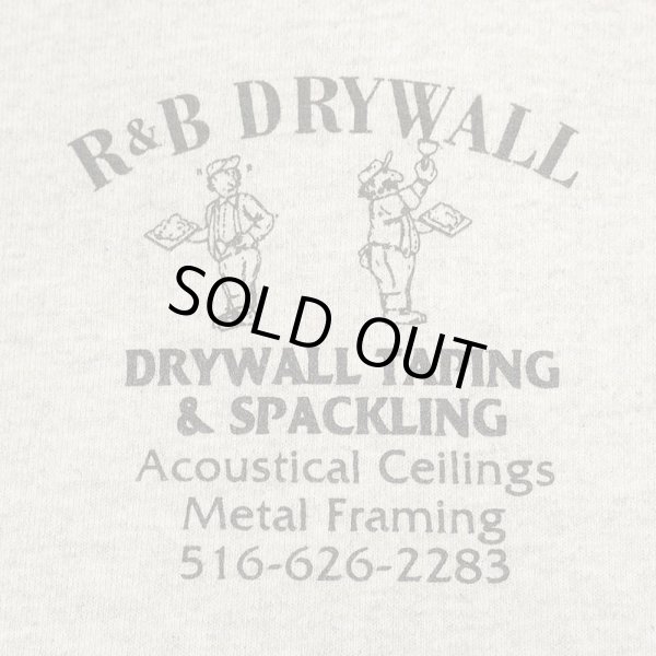 画像3: 90-00's R&B DRYWALL 企業ロゴ スウェット "Lee Body" (3)