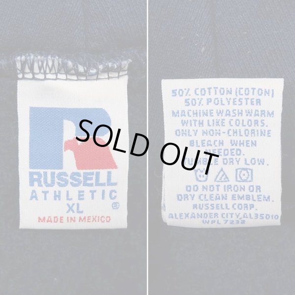 画像2: 90-00's RUSSELL カレッジロゴ スウェットパーカー (2)