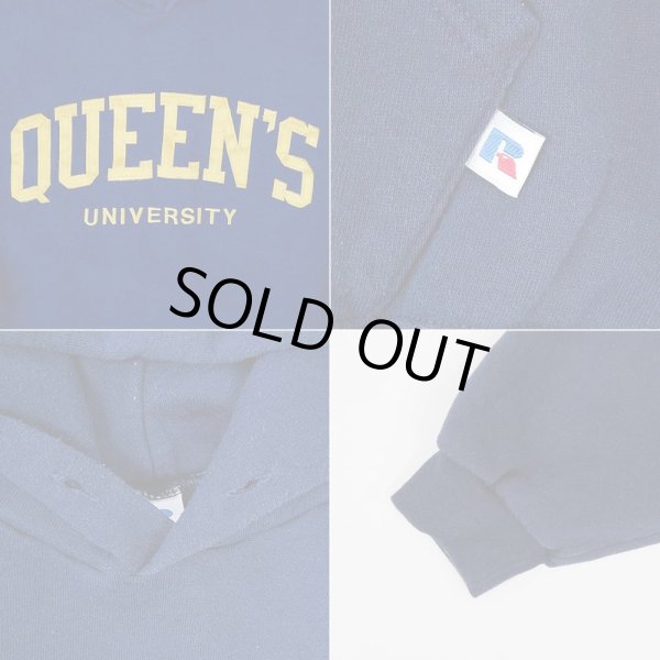 画像3: 90-00's RUSSELL カレッジロゴ スウェットパーカー (3)