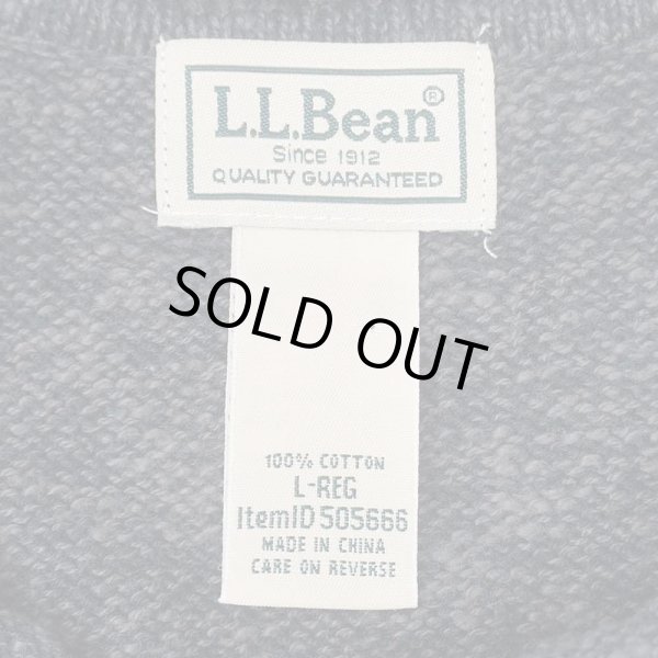 画像2: 00's L.L.Bean ロールネック コットンニット (2)