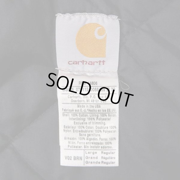 画像3: 00's Carhartt ダックベスト "BROWN / MADE IN USA" (3)