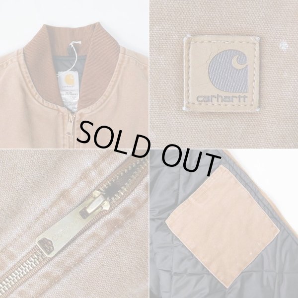 画像4: 00's Carhartt ダックベスト "BROWN / MADE IN USA" (4)