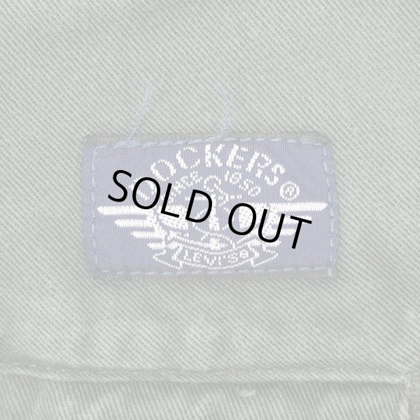 画像3: 90's DOCKERS 2タック チノトラウザー "OLIVE / W33 L32" (3)