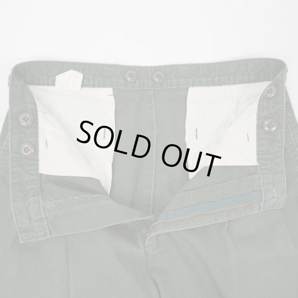 画像5: 90's DOCKERS 2タック チノトラウザー "OLIVE / W33 L32" (5)