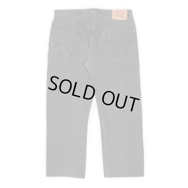 画像2: 00's Levi's 505 ブラックデニムパンツ (2)