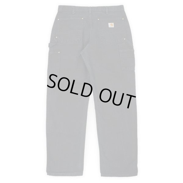 画像2: 00's Carhartt ダブルニー ダックペインターパンツ "BLACK / MADE IN USA" (2)