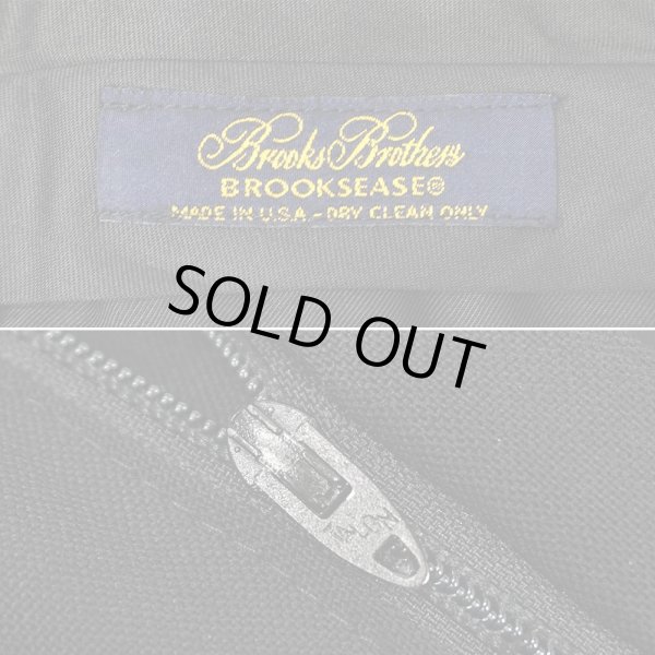 画像3: 90's Brooks Brothers 2タック ウールトラウザー “BLACK / MADE IN USA” (3)