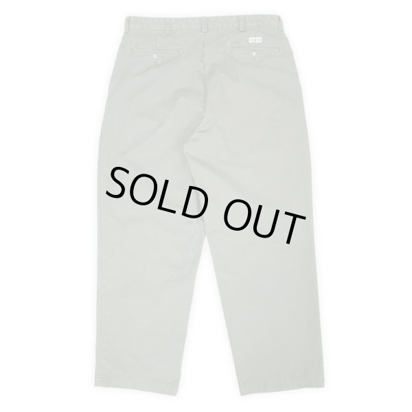 画像2: 90's Polo Ralph Lauren 2タック チノトラウザー "ANDREW PANT / OLIVE / W34 L29" (2)