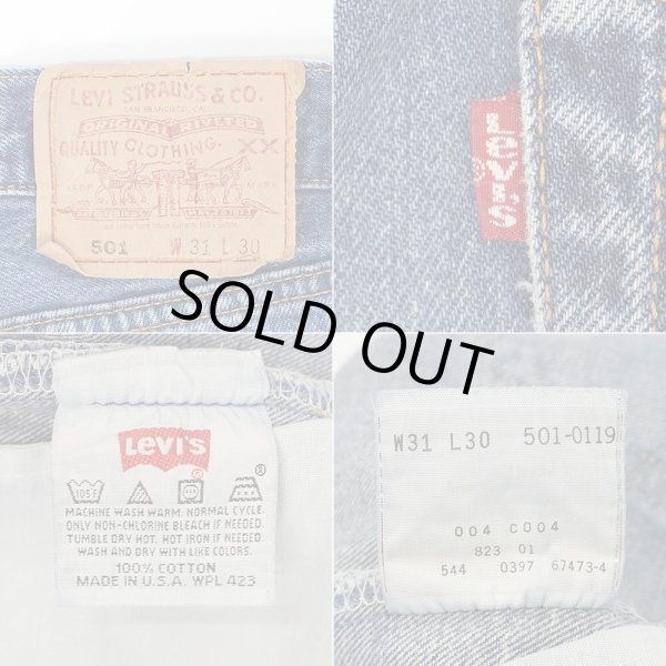 画像3: 90's Levi's 501 デニムパンツ "MADE IN USA / W31 L30" (3)