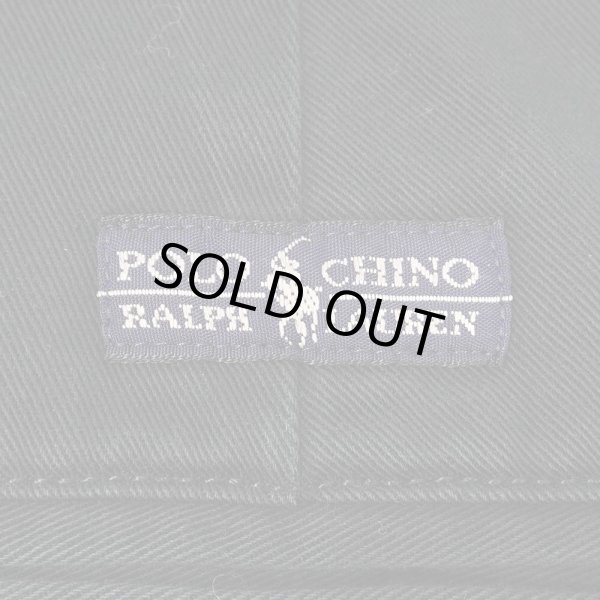 画像3: 90's Polo Ralph Lauren 2タック チノトラウザー "ANDREW PANT / BLACK / W36 L30" (3)