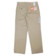 画像2: 00's DOCKERS ノータック チノトラウザー "DEADSTOCK / BEIGE / W32 L29" (2)