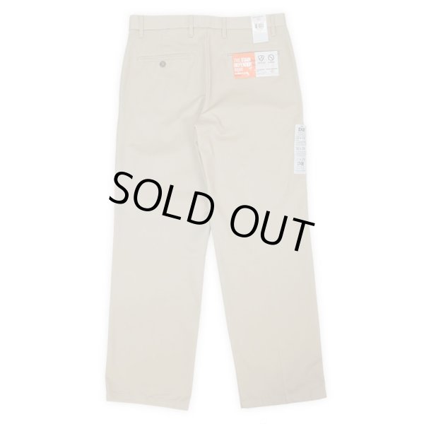 画像2: 00's DOCKERS ノータック チノトラウザー "DEADSTOCK / BEIGE / W32 L29" (2)