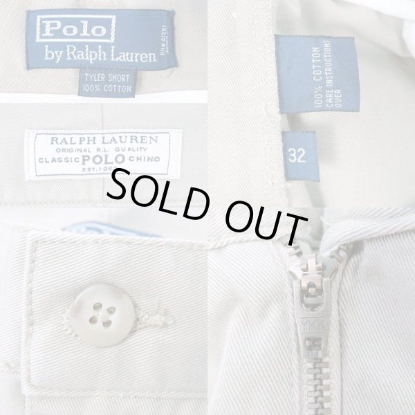 画像3: 00's Polo Ralph Lauren 2タック チノショーツ "TYLER SHORT / DEADSTOCK" (3)