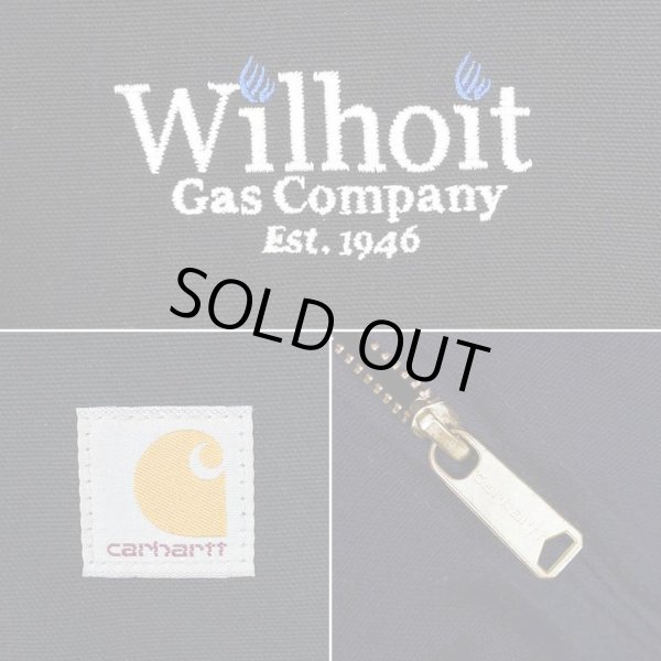 画像4: 00's Carhartt アクティブジャケット "企業ロゴ刺繍 / MADE IN USA" (4)