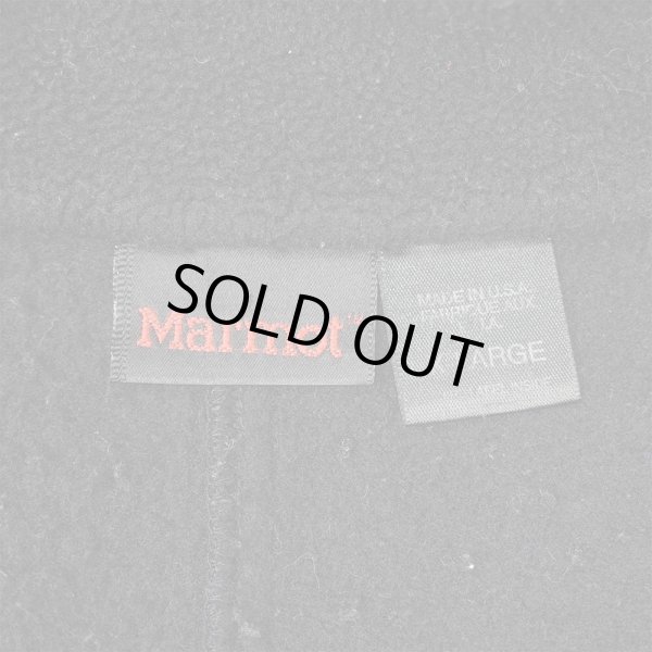 画像2: 90's MARMOT フリースジャケット "BLACK / MADE IN USA" (2)