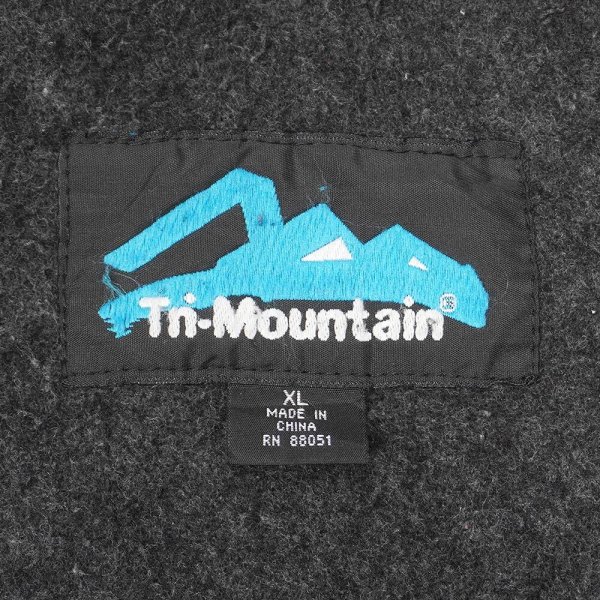 画像2: 00's Tri-Mountain ウールライナー ダックワークジャケット (2)