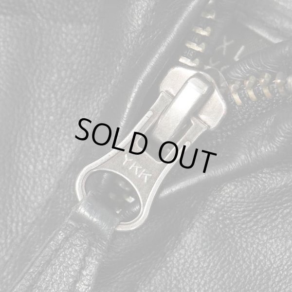 画像4: 00's ST JOHN'S BAY レザージャケット "BLACK" (4)