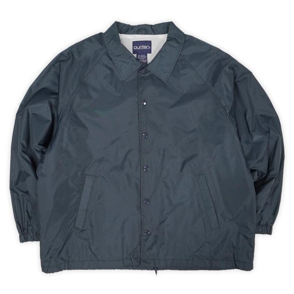 画像1: 90's Puritan ナイロンコーチジャケット "NAVY" (1)