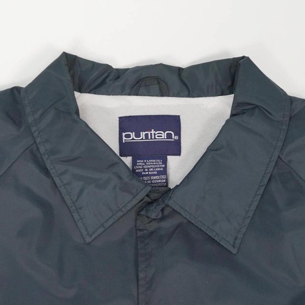 画像3: 90's Puritan ナイロンコーチジャケット "NAVY" (3)