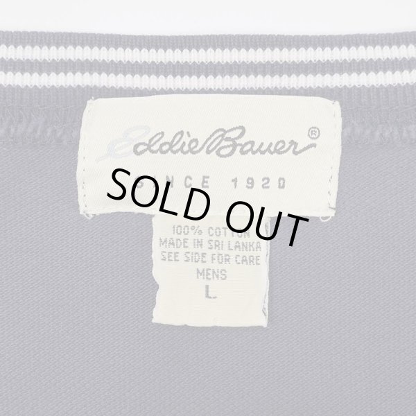 画像2: 90's Eddie Bauer コットンピケTシャツ "白タグ" (2)