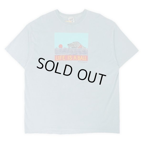 画像1: 00's Stephen Houneck "LIFE IS A BALL" アートTシャツ (1)