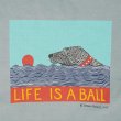 画像3: 00's Stephen Houneck アートTシャツ "LIFE IS A BALL" (3)