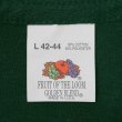 画像2: 80's Fruit of the loom ポケットTシャツ "DEADSTOCK / MADE IN USA" (2)