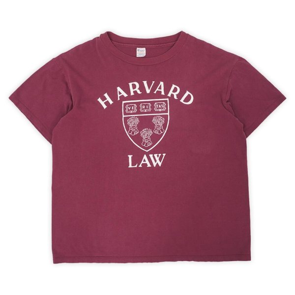 画像1: 80's Champion カレッジプリントTシャツ "HARVARD LAW / MADE IN USA" (1)