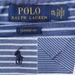 画像2: 00's Polo Ralph Lauren ボーダー柄 ポロシャツ "Navy × Blue" (2)