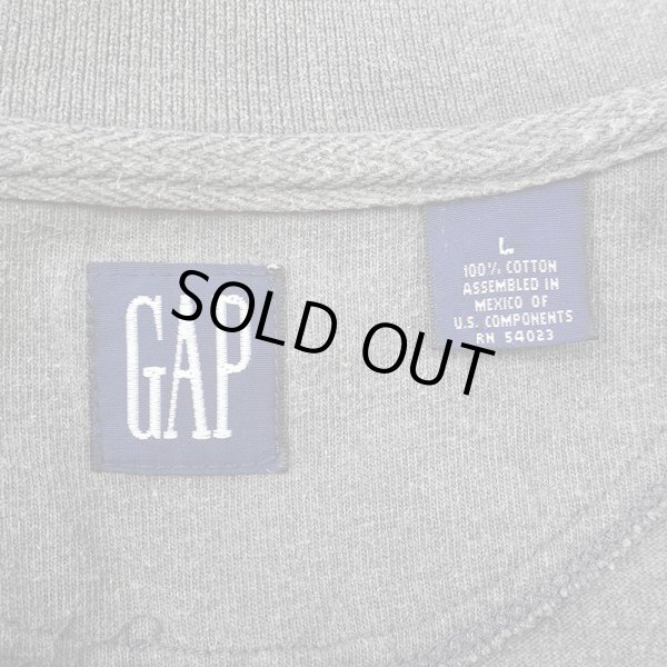 画像2: 90's OLD GAP L/S ポロシャツ (2)