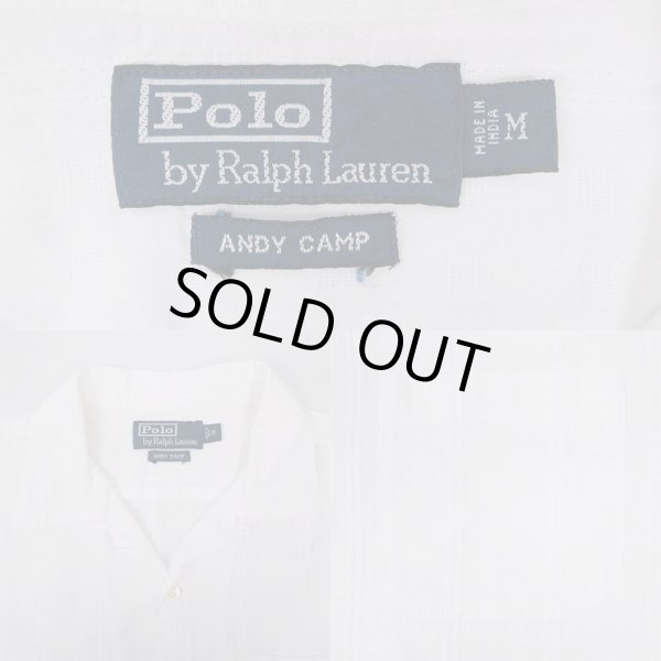 画像3: 90's Polo Ralph Lauren S/S オープンカラーシャツ "ANDY CAMP" (3)