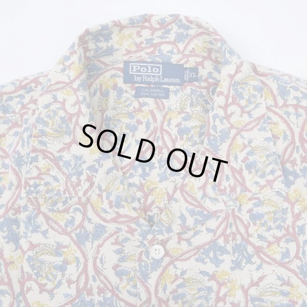 画像3: 90's Polo Ralph Lauren オープンカラーシャツ “バティック柄 / CALDWELL” (3)
