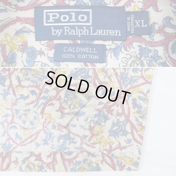 画像4: 90's Polo Ralph Lauren オープンカラーシャツ “バティック柄 / CALDWELL” (4)