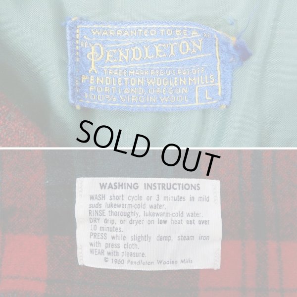 画像3: 60's Pendleton オープンカラー ウールシャツ "MADE IN USA" (3)