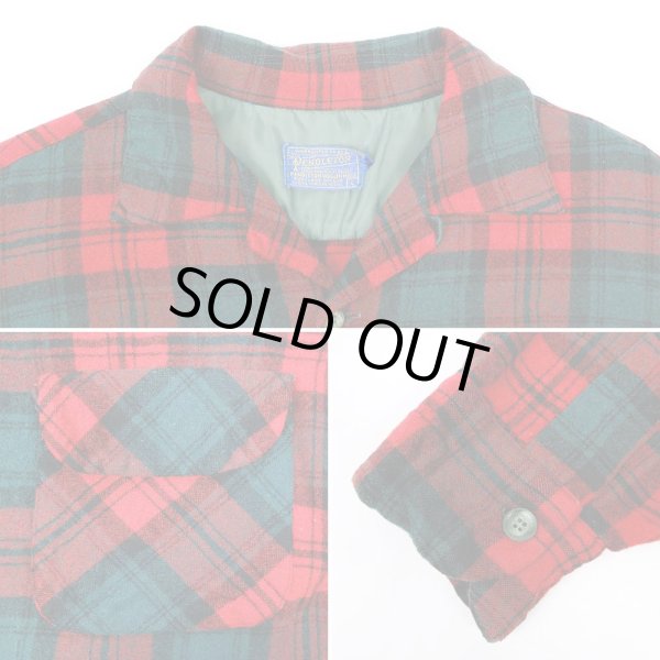 画像4: 60's Pendleton オープンカラー ウールシャツ "MADE IN USA" (4)