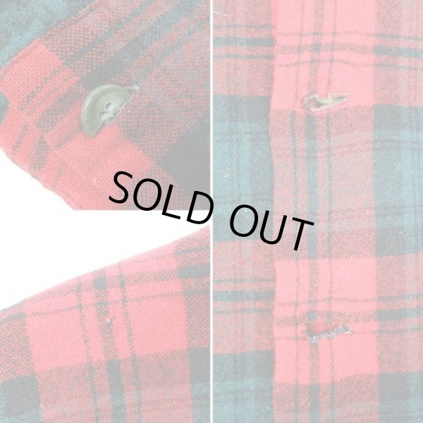 画像5: 60's Pendleton オープンカラー ウールシャツ "MADE IN USA" (5)