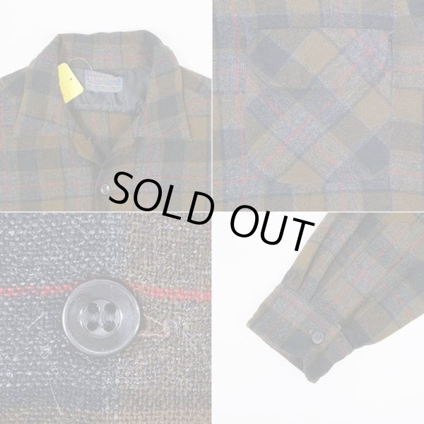 画像4: 50's Pendleton オープンカラー ウールシャツ (4)