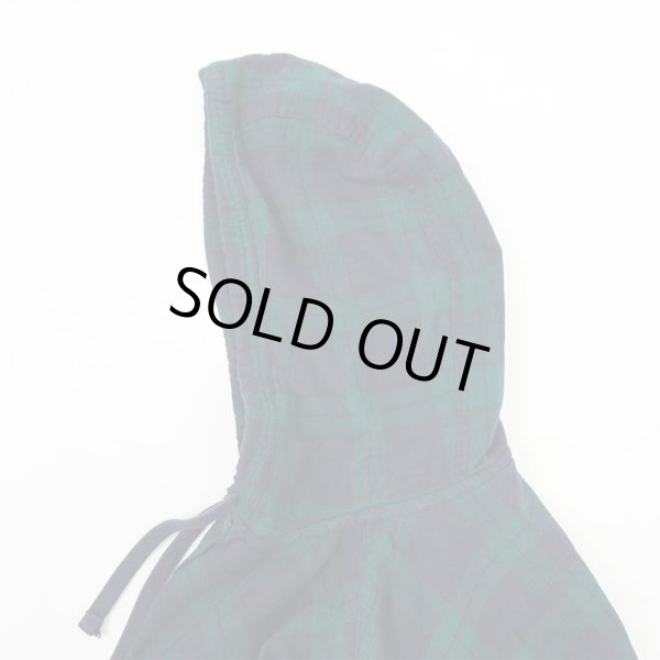 画像3: 00's L.L.Bean フリースライナー フーディーネルシャツ “Black Watch” (3)