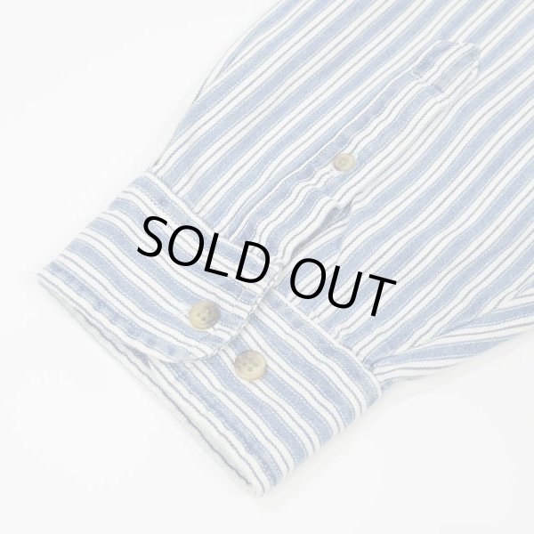 画像4: 90's BASIC EDITIONS マルチストライプ柄 ボタンダウンシャツ (4)