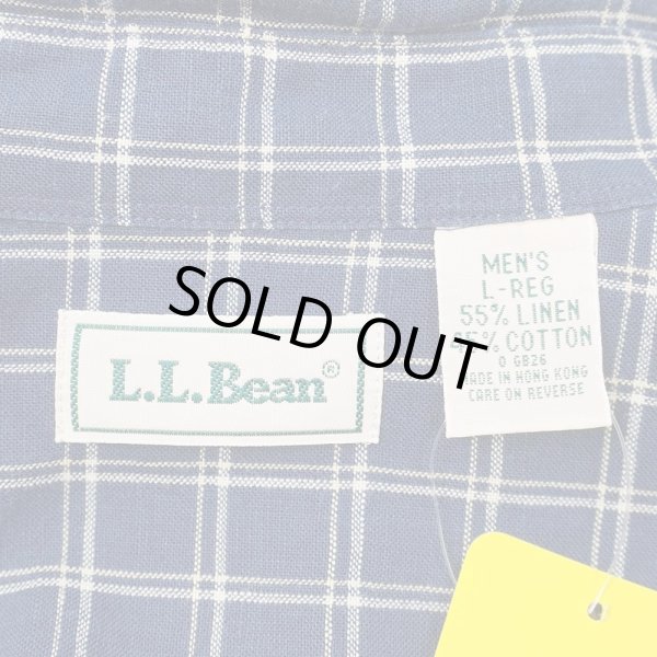 画像2: 90's L.L.Bean S/S レギュラーカラーシャツ (2)