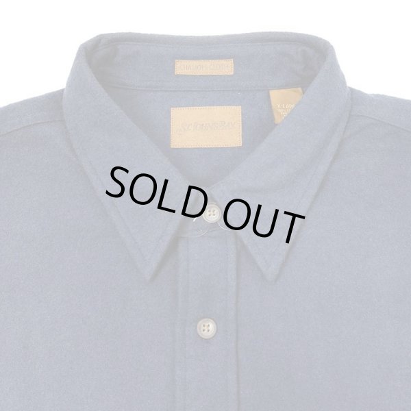 画像3: 90's ST.JOHN'S BAY シャモアクロス ワークシャツ “Charcoal Navy / DEADSTOCK” (3)