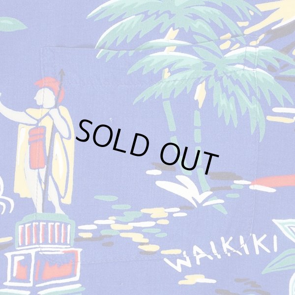 画像4: 80-90s Reyn Spooner レーヨンハワイアンシャツ (4)