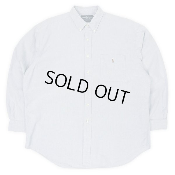 画像1: 90's Polo Ralph Lauren ボタンダウンシャツ "BIG SHIRT" (1)