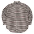 画像1: 90's Polo Ralph Lauren ヘビーネル ボタンダウンシャツ "BLAIRE / Off White × Black Plaid" (1)