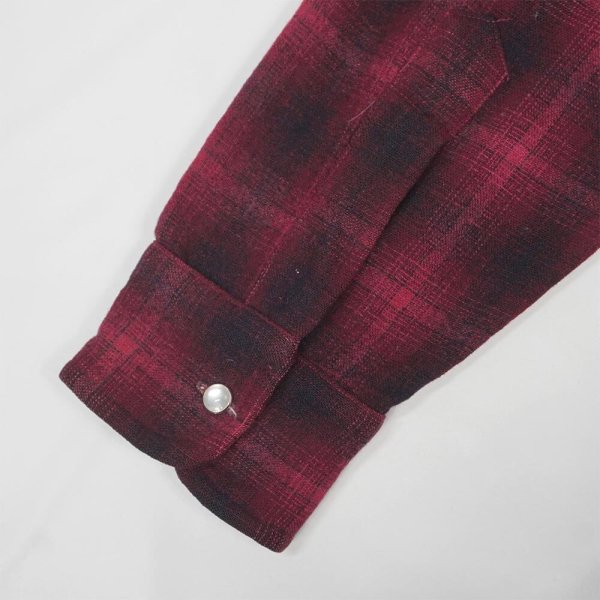 画像4: 40's Levi's Deluxe ウールシャツ "Ombre Plaid" (4)