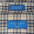 画像2: 90's TOWNCRAFT フランネル ボタンダウンシャツ "Beige Plaid" (2)