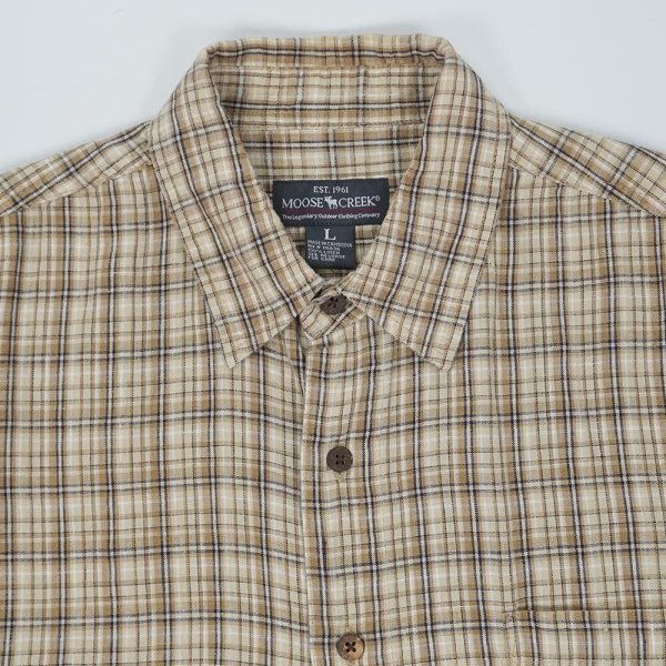 画像3: 00's MOOSE CREEK S/S リネンボックスシャツ (3)