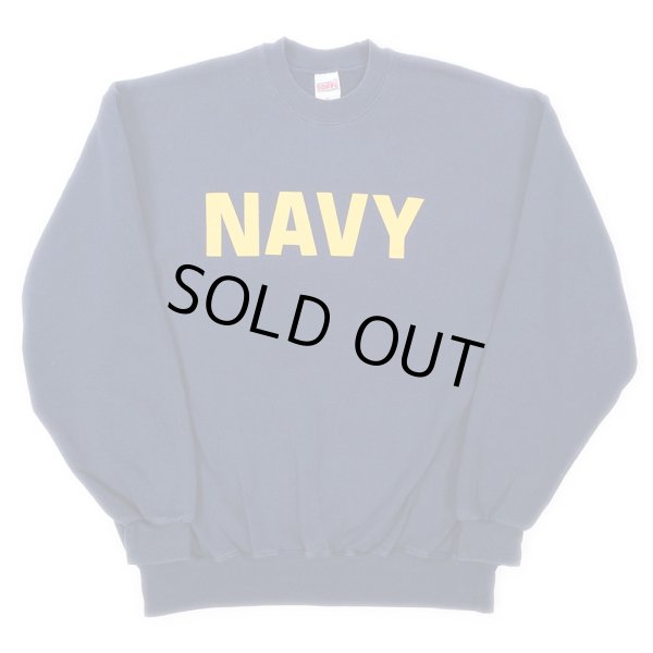 画像1: US.NAVY スウェットシャツ (1)